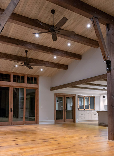 Featured Project : Rustic Elegance - View to Kitchen