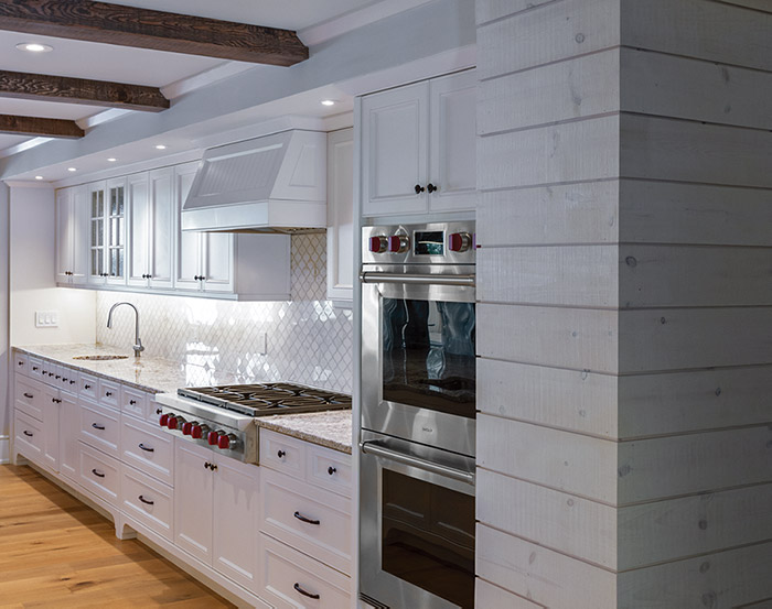 Rustic meets Modern in this renovated kitchen